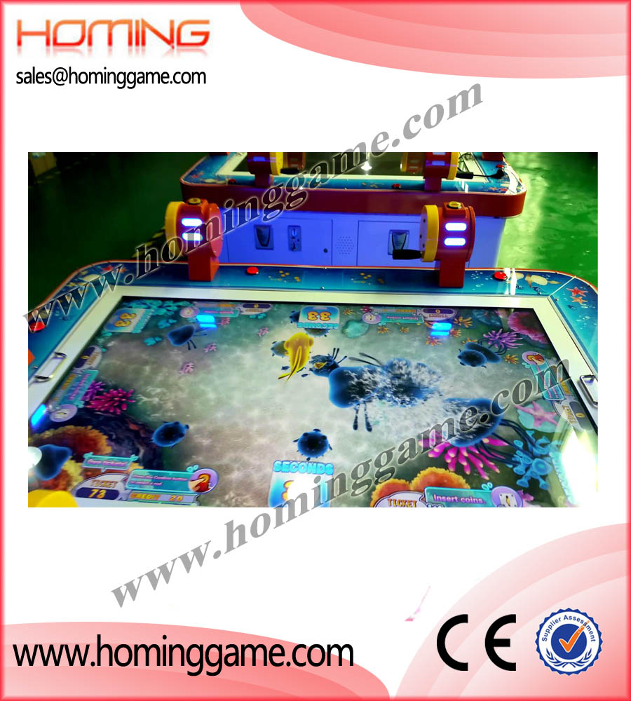 Specialize in manufacturing and supplying 2016 Go Fishing Kids Redemption Game Machine Best For FEC Center(6 Players or 2 Players),video redemption arcade game,Go fishing,harpoon lagoon,deep sea,treasure,crompton,pusher,coin pushers,redemption,game,games,shark,win,redemption machine,fishing game,fishing game machine,redemption ticket game machine,game machine,arcade game machine,coin operated game machine,amusement park game equipment,indoor game machine,FEC game machine,kids game equipment,slot machine,gaming machine,ticket redemption game machine,redemption ticket game machine.