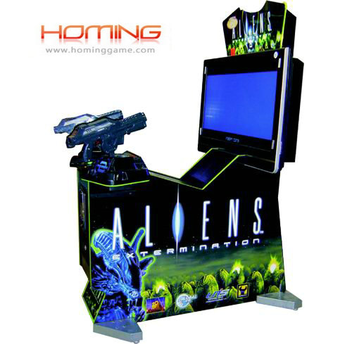 Aliens gun shooting  game machine,arcade video game machine,simulator
