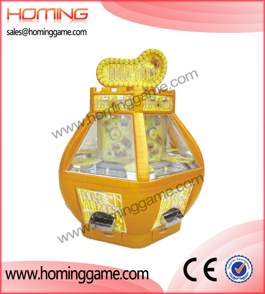 Gold Fort coin pusher,coin pusher game machine,game machine,arcade game machine,coin operated game machine,amusement machine,amusement game equipment,electrical slot game machine