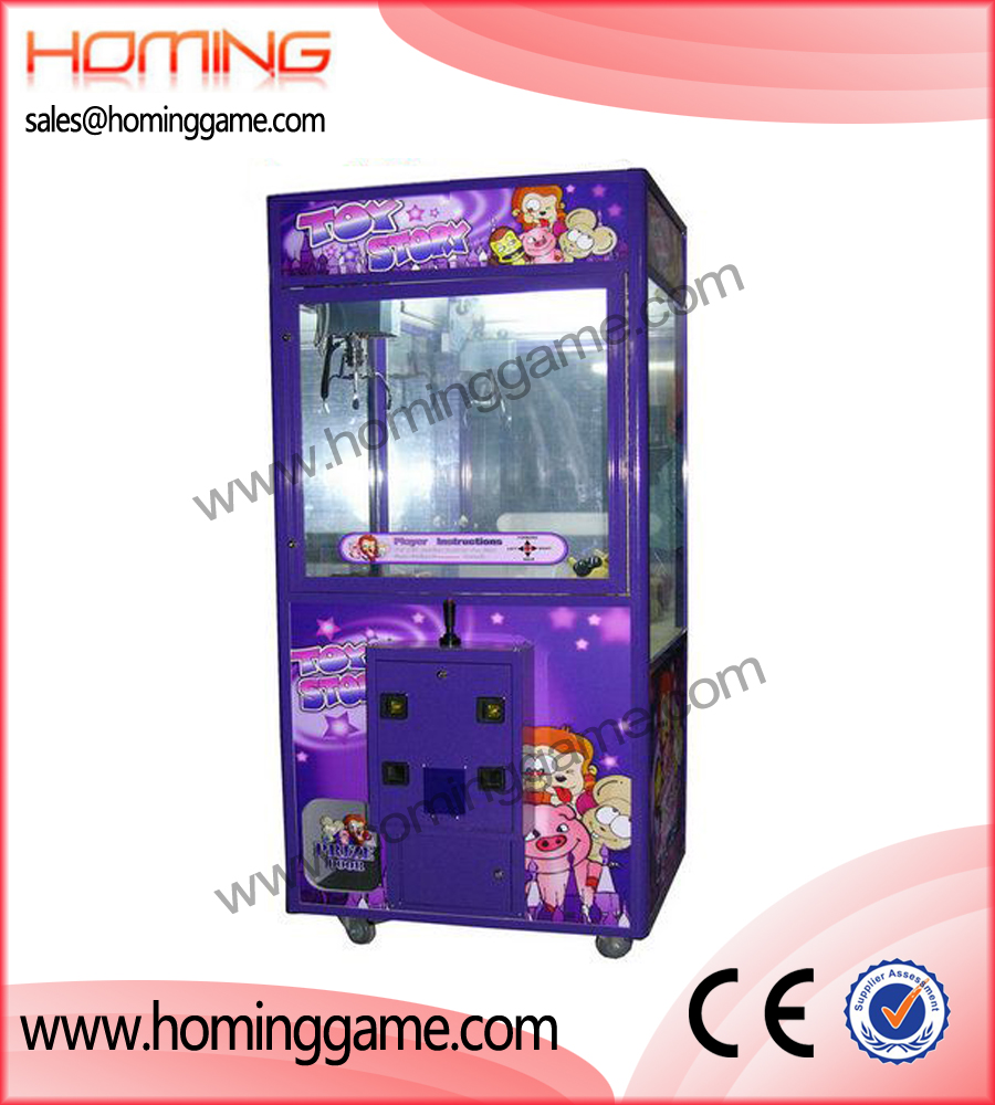 31' purple toy story crane machine,crane machine,prize game machine,game machine,coin operated game machine,amusement game equipment,amusement machine,coin machines,electrical slot game machine