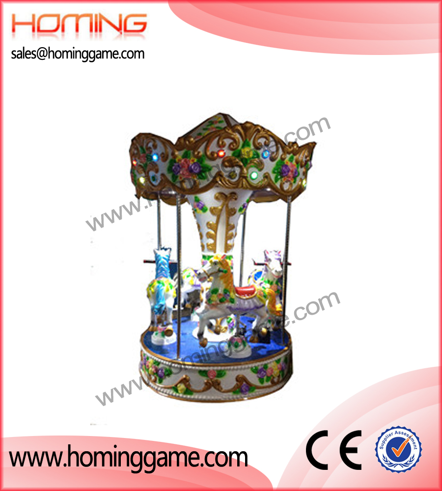 Carousel Horse rides(4 players),game machine,amusement game equipment,amusement machine,amusement park game equipment ,outdoor game machine