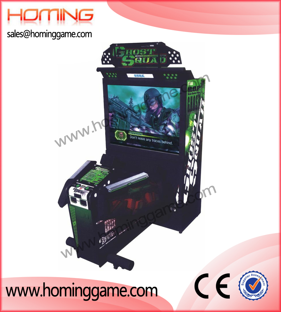 Ghost Squad gun shooting game machine,game machine,arcade game machine,coin operated game machine,indoor game machine,amusement game equipment,amusement machine