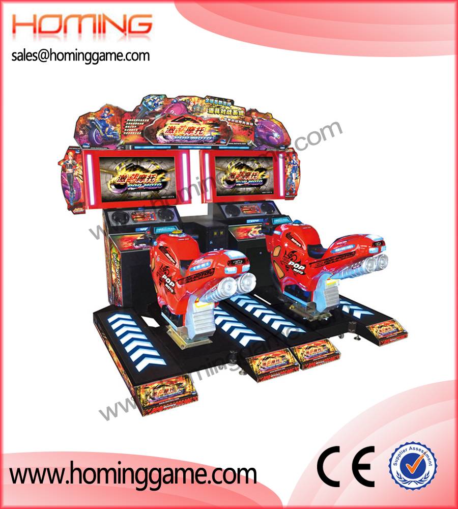 Pop moto racing game machine,game machine,arcade game machine,coin operated game machine,amusement game equipment,amusement machine,electrical slot game machine