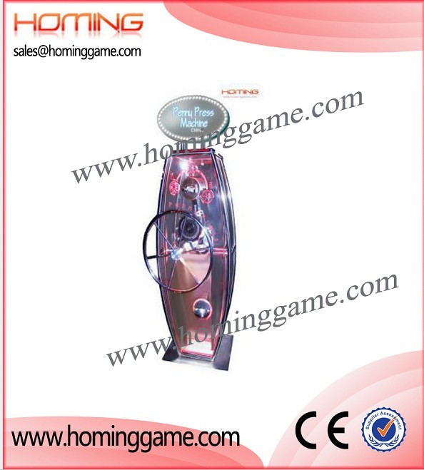 penny press prize game machine,prize game machine,vending machine,vending game machine,gift game machine,game machine,arcade game machine,coin operated game machine,amsuement game equipment,amusement games,electrical slot game machine,indoor game machine,amusement park game equipment